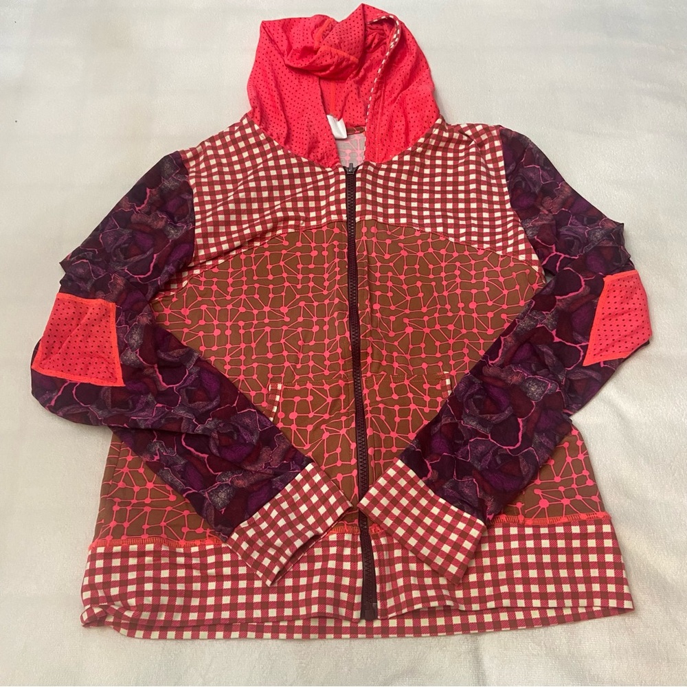 Maaji Multicolor Patchwork Zip-Up Full-Zip Mixed … - image 2